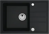 Zlewozmywaki - Zlew ALVEUS INTERMEZZO 40 deep black G92 (1304090) - miniaturka - grafika 1