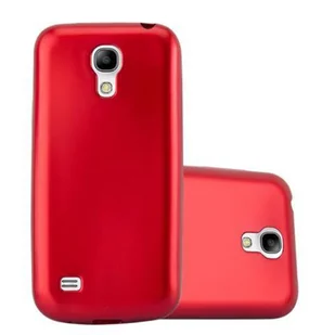 Cadorabo etui ochronne do Samsung Galaxy S4 MINI w kolorze czerwonym etui na telefon silikonowe etui TPU Cover Case - Etui i futerały do telefonów - miniaturka - grafika 1