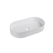 Umywalki - Umywalka nablatowa Uptrend PEONIA biały połysk 1 szt. - miniaturka - grafika 1