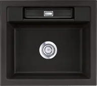 Zlewozmywaki - SystemCeram BELA 57 NIGRA 87 (czarny mat) (50160187) - miniaturka - grafika 1