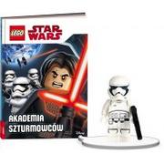 Powieści i opowiadania - Książka do czytania Lego Star Wars Akademia szturmowców + minifigurka Opracowania Zbiorowe - miniaturka - grafika 1