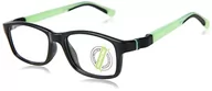 Akcesoria i dodatki do ubrań dla dzieci - NANOVISTA Unisex dziecięce okulary przeciwsłoneczne, czarny matowy/zielony Glow Green, 48 - miniaturka - grafika 1