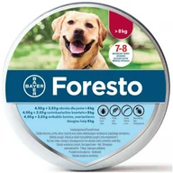 Artykuły przeciw pasożytom - Foresto, obroża przeciwko pchłom i kleszczom - L: 70 cm obroża dla psów >8 kg, 2 szt. Dostawa GRATIS! - miniaturka - grafika 1