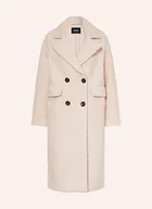 Płaszcze damskie - Only Płaszcz Z Pluszowego Materiału beige - miniaturka - grafika 1