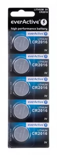 EverActive Bateria Pastylkowa CR2016 Lithium Battery 3v 1szt - Baterie i akcesoria - miniaturka - grafika 2
