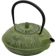 Czajniki na gaz - Czajnik Żeliwny Zielony 1100ml - miniaturka - grafika 1