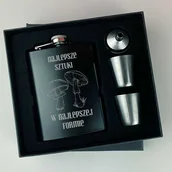 Gadżety dla niej i dla niego - Piersiówka dla grzybiarza - miniaturka - grafika 1