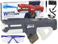 Zabawki do kąpieli - Pistolet Duży Na Wodę Szary 750ml + Okulary - miniaturka - grafika 1