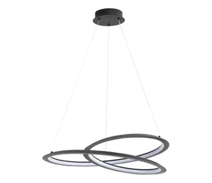 LED Żyrandol na lince TANGO LED/44W/230V 4000K śr. 60 cm czarny - Lampy sufitowe - miniaturka - grafika 1