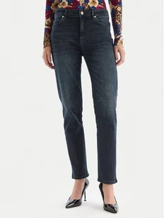 Just Cavalli Jeansy 79PAB5L1 CDWAD Granatowy Slim Fit - Spodnie damskie - miniaturka - grafika 1