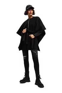 Desigual Poncho_Aladin Milan, 2046, czarny, jeden rozmiar, Czarny, rozmiar uniwersalny - Kurtki damskie - miniaturka - grafika 1