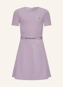Sukienki - Calvin Klein Sukienka Z Dżerseju violett - miniaturka - grafika 1