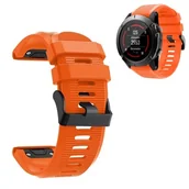 Akcesoria do pulsometrów i zegarków sportowych - PASEK SILIKONOWY DO GARMIN FENIX 3 / 3HR / 5X / 6X / 7X + EASYFIT - miniaturka - grafika 1