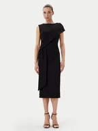 Sukienki - Rinascimento Sukienka koktajlowa CFC0019923002 Czarny Regular Fit - miniaturka - grafika 1