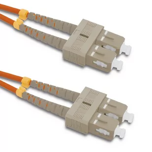 Qoltec Duplex SC/UPC-SC/UPC 50/125m OM2 2m 54011 - Patchcordy - miniaturka - grafika 1