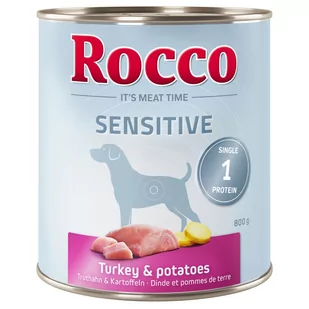 Rocco 10 + 2 gratis! 12 x 800 g Sensitive Indyk i ziemniaki - Mokra karma dla psów - miniaturka - grafika 2