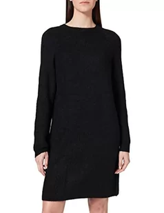 ONLY Damska sukienka Onysallie L/S Ex KNT, czarny, L - Sukienki - miniaturka - grafika 1