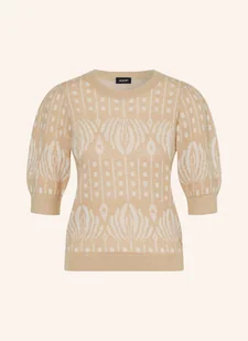 Joop! Dzianinowa Koszulka Kathe Z Dodatkiem Alpaki braun - JOOP! - Swetry damskie Joop! Dzianinowa Koszulka Kathe Z Dodatkiem Alpaki braun - JOOP! - Swetry damskie - miniaturka - grafika 1