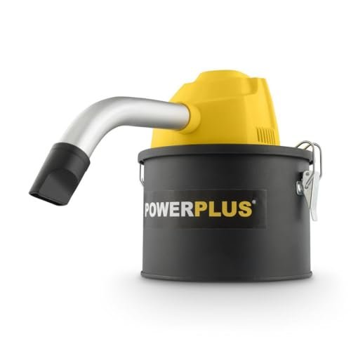 Powerplus POWX3004-600 W kompaktowy odkurzacz do popiołu do kominka, pieca – odkurzacz do popiołu o pojemności 4 l – maks. 40°