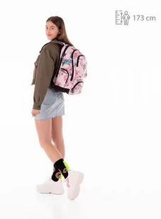 Plecak do technikum Topgal ROTH klasy 6-8 - kwiaty jabłoni - Plecaki - miniaturka - grafika 14