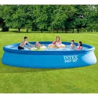 Baseny ogrodowe - INTEX Basen Easy Set z systemem filtracji, 457x84 cm - miniaturka - grafika 1