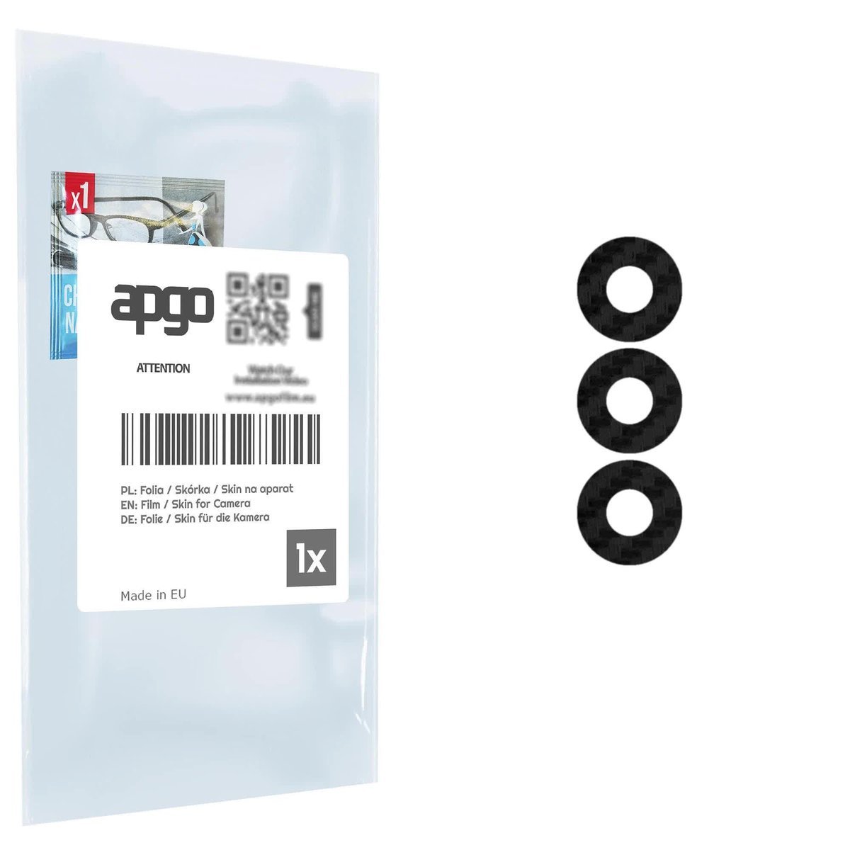 Folia naklejka skórka strukturalna na wyspę aparatu do Samsung Galaxy Z Fold 6 - różne kolory na kamerę, obiektyw apgo SKINS Lens Protector