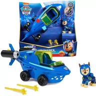 Figurki dla dzieci - Psi Patrol Aqua Pups zestaw pojazd rekin z figurką Chase - miniaturka - grafika 1