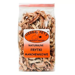 HERBAL PETS NATURALNE FRYTKI MARCHEWKOWE 100g - Witaminy i odżywki dla gryzoni - miniaturka - grafika 1