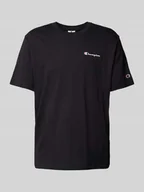 Koszulki męskie - T-shirt z nadrukiem z logo - miniaturka - grafika 1