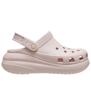 Klapki Crocs Classic Crush Clog 207521-6UR - różowe - Klapki i japonki damskie - miniaturka - grafika 1