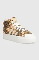Trampki damskie - adidas trampki Bravada x Farm Rio damskie kolor beżowy ID1074 - miniaturka - grafika 1