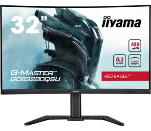 iiyama GCB3280QSU-B2 Red Eagle 31,5" VA WQHD 180Hz Curved - Monitory - miniaturka - grafika 1