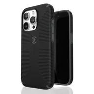 Etui i futerały do telefonów - Speck Etui na iPhone'a 15 Pro - stworzone dla MagSafe, uchwyt chroniący przed upadkiem - odporne na zarysowania, miękkie w dotyku, etui na telefon 6,1 cala - uchwyt CandyShell czarny/szary łupek - miniaturka - grafika 1