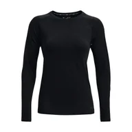 Koszulki sportowe damskie - Koszulka damska Under Armour  Seamless Run LS-BLK XS - miniaturka - grafika 1