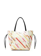Torebki damskie - Desigual Damska torba na zakupy PU, żółta, U - miniaturka - grafika 1