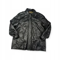 Kurtki męskie - Skórzana kurtka męska czarna Wilsons Leather XL - miniaturka - grafika 1
