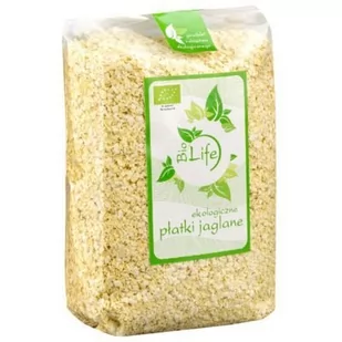 BioLife BIOLIFE PŁATKI JAGLANE BIO 600G BL693 - Płatki śniadaniowe i musli - miniaturka - grafika 1