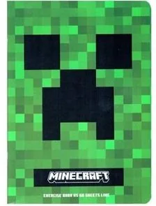 Zeszyt A5 60k kratka Minecraft Astra