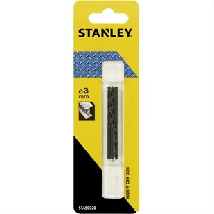 Stanley Wiertło do metalu hss-r din 338 fi 3mm STA50020 - Wiertła - miniaturka - grafika 2
