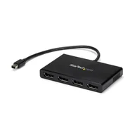 Rozgałęźniki - StarTech MSTMDP124DP rozgałęziacz telewizyjny Mini DisplayPort 4x DisplayPort - miniaturka - grafika 1