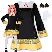 Stroje karnawałowe - STRÓJ KOSTIUM PRZEBRANIE ANYA FORGER SPY X FAMILY ANIME COSPLAY 164 170 CM - miniaturka - grafika 1