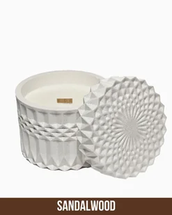 Świeca Zapachowa - Srebrna Ostoja - 220 ml - Zapach Sandalwood - Świece Świeca Zapachowa - Srebrna Ostoja - 220 ml - Zapach Sandalwood - Świece - miniaturka - grafika 1