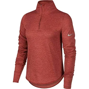 Nike koszulka damska W Nk Sphr Elmnt Top Hz z długim rękawem Cedar/Light Redwood/Htr/Reflective Silv M - Koszulki i topy damskie - miniaturka - grafika 1
