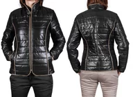 Kurtki damskie - Kurtka Damska Przejściowa Pikowana JRX r 36 czarna - miniaturka - grafika 1