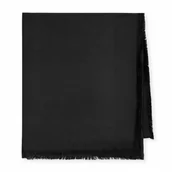 Apaszki i szaliki męskie - Damski szal z bambusem w monogram czarny - miniaturka - grafika 1
