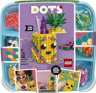 Lego DOTS Pojemnik na długopisy w kształcie ananasa 41906 - Klocki - miniaturka - grafika 1