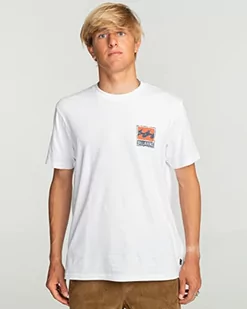 BILLABONG Podstawowa koszulka męska biała S - Koszulki męskie - miniaturka - grafika 1