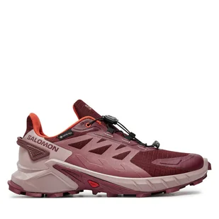 Buty do biegania Salomon Supercross 4 Gore-Tex L47594500 Fioletowy - Buty sportowe damskie - miniaturka - grafika 1