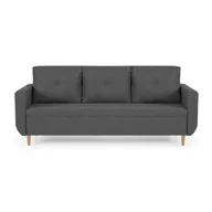 Sofy i kanapy - Kanapa sofa 3 os z funkcją spania DORO jasno szara - miniaturka - grafika 1