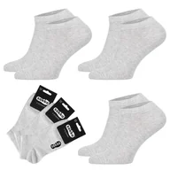 Skarpetki męskie - 3X SOKKO STOPKI MĘSKIE NISKIE BAWEŁNIANE SZARE - SM3-S10-SZA-42-44 - miniaturka - grafika 1